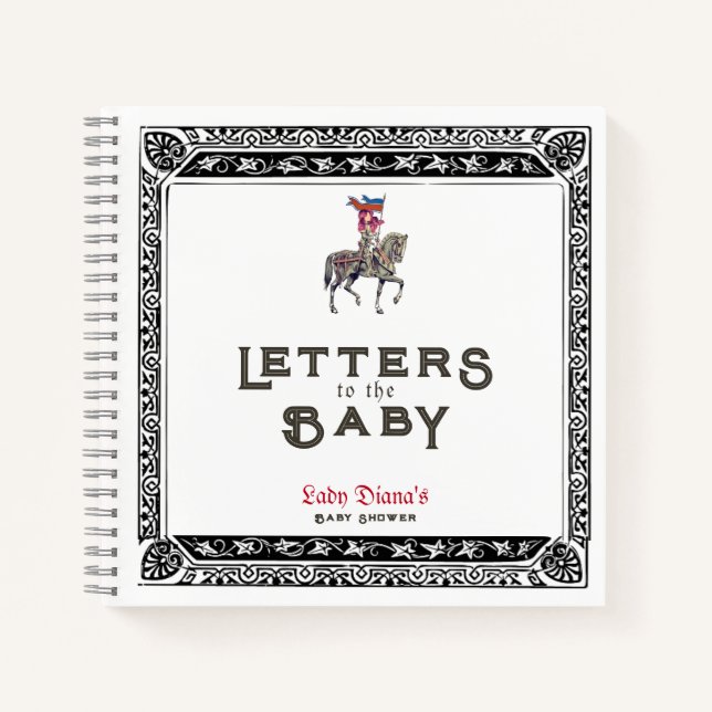 Carnet Renaissance médiévale Chevalier Renfaire W Baby sh (Devant)