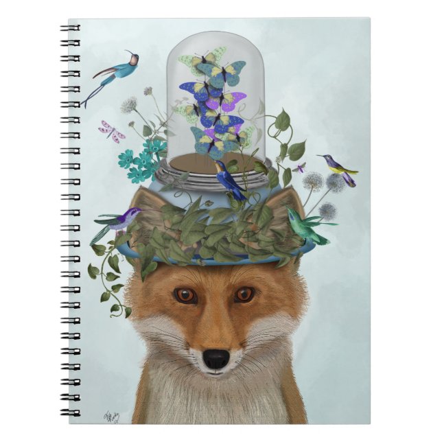 Carnet Renard avec papillon Bell Jar (Devant)