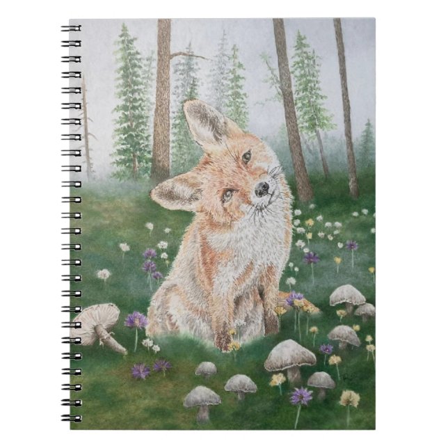Carnet Renard de la forêt (Devant)