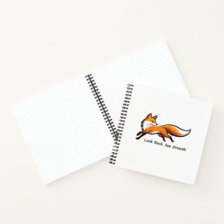 Carnet Renard Élégant "Regardez en arrière. Voyez la croi