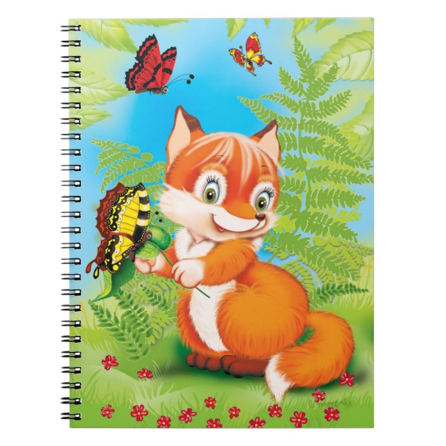 Carnet renard et papillon (Devant)