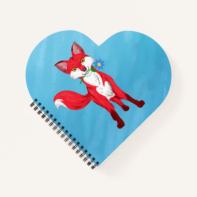 Carnet Renard heureux (Devant)