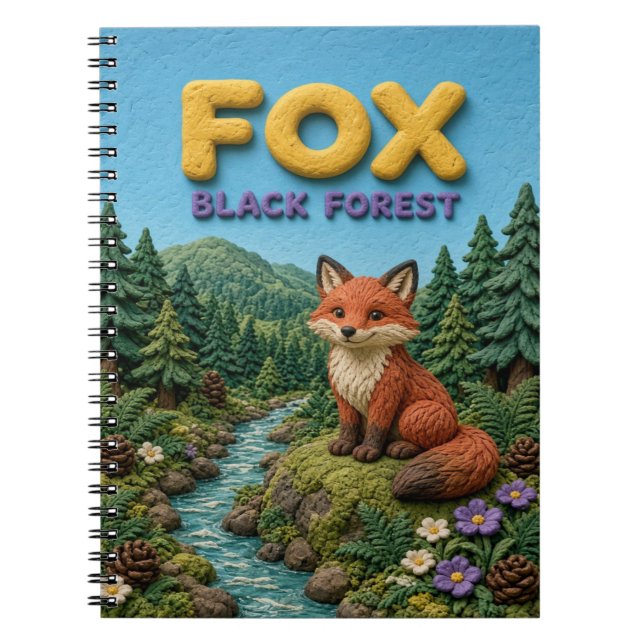 Carnet Renard KlayKoo Forêt-Noire Moderne (Devant)