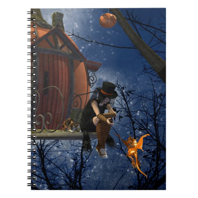 Carnet Rencontre de créature Halloween mignonne (Devant)