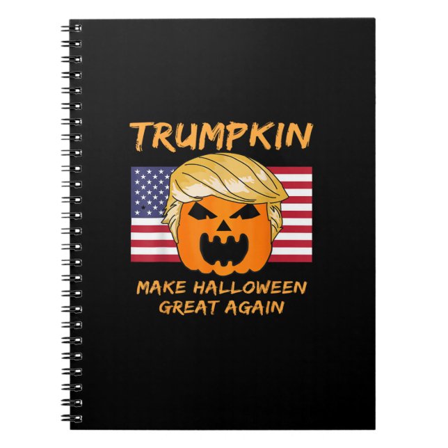 Carnet Rendre la grande Halloween à nouveau Trumpkin (Devant)