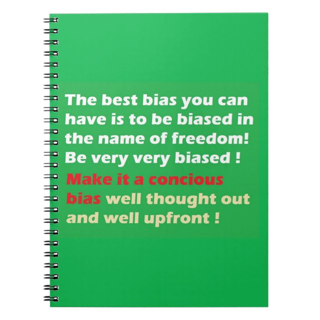 Carnet Rendre la liberté plus grande (Devant)