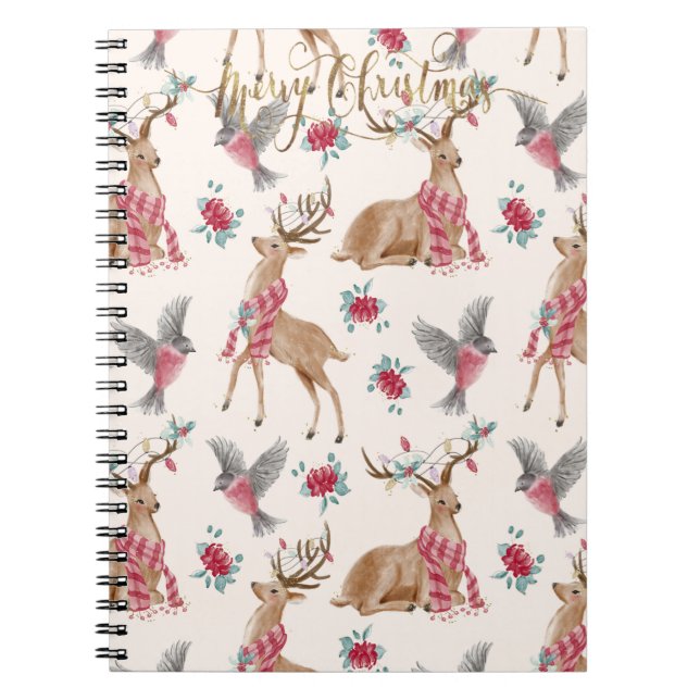 Carnet Rennes, Oiseaux, Fleurs adorables. (Devant)