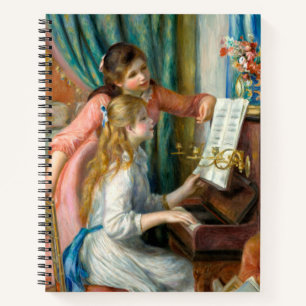 Carnet Renoir Deux Jeunes Filles au Piano Impression Musi