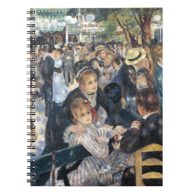 Carnet Renoir Moulin Danse Galette Fête (Devant)