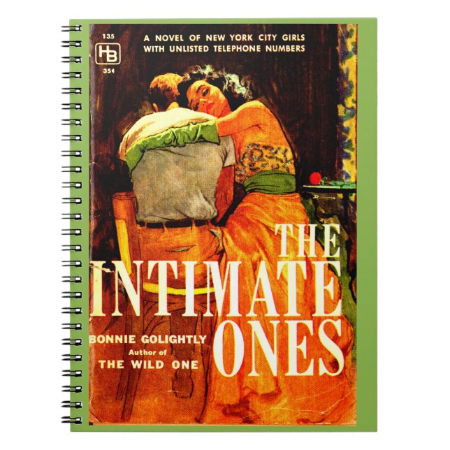 Carnet Reportage du roman de pulpe de 1960 The Intimate O (Devant)