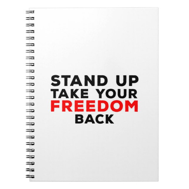 Carnet Reprenez Votre Liberté ! (Devant)