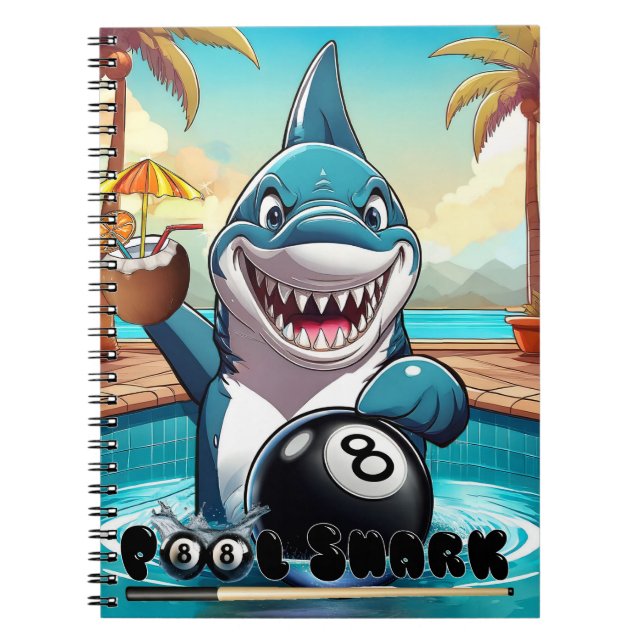 Carnet Requin de piscine  (Devant)