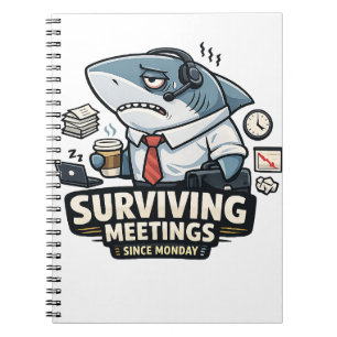 Carnet Requin d'Entreprise Survivre aux Réunions