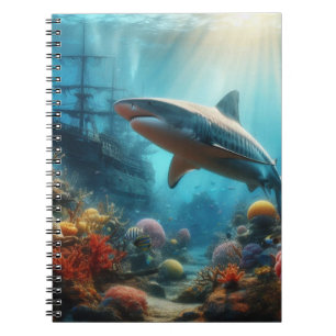 Carnet Requin tigre côtier/nautique et récif corallien