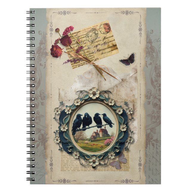 Carnet Réservation de ferraille avec Raven's et Roses (Devant)