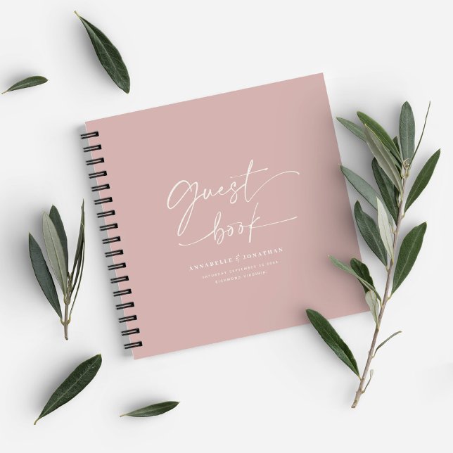 Carnet Réservé à l'utilisateur de poids rose pâle minimal (Créateur téléchargé)