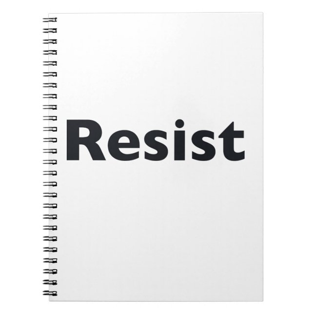Carnet résister (Devant)
