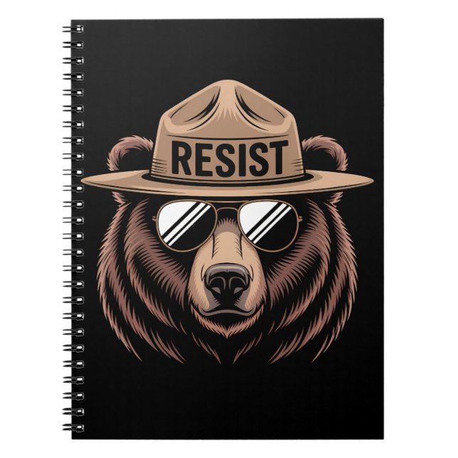 Carnet Résister au Ranger Ours (Devant)