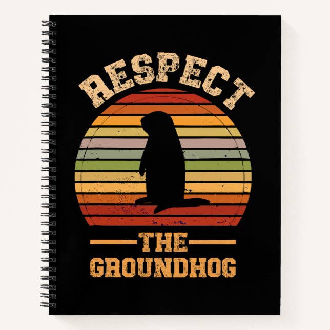 Carnet Respecter la fête de la marmotte (Devant)