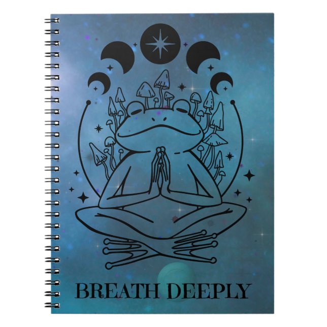 Carnet Respirer Yoga Profondément (Devant)