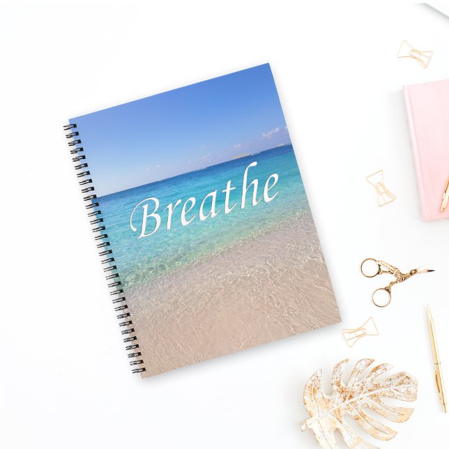 Carnet Respirez et relâchez Îles Caïmans Plage relaxante (Créateur téléchargé)