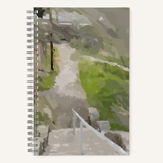 Carnet Ressort Vue de Stairs Skepbook (Recto)
