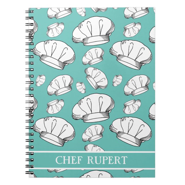 Carnet Restaurant cool Chef Casquettes et Home Cook (Devant)