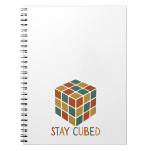 Carnet Rester Cube   Puzzle de style rétro du cube logiqu