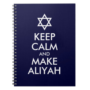 Carnet Restez Calme Et Faites De L'Aliyah