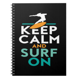 Carnet Restez Calme Et Surf Sur Le Surf Amoureux