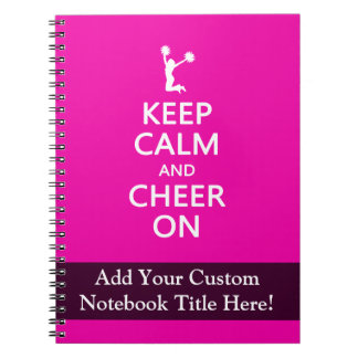 Carnet Restez calmes et aimez, rose Pom-pom girl