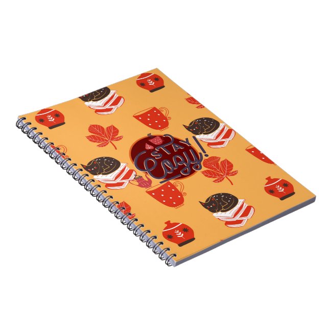 Carnet Restez Cosy Cet Automne Avec Ce Chat Folkart Hygge (Côté Droit)