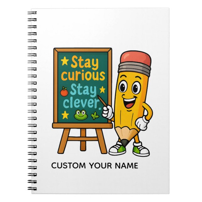 Carnet Restez curieux, restez malins (Devant)