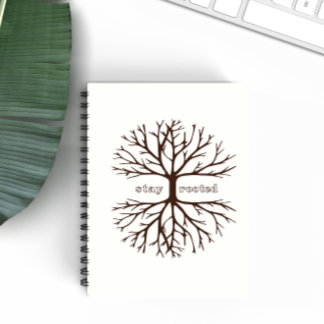 Carnet Restez enraciné Arbre Inspirationnel Foi chrétienn