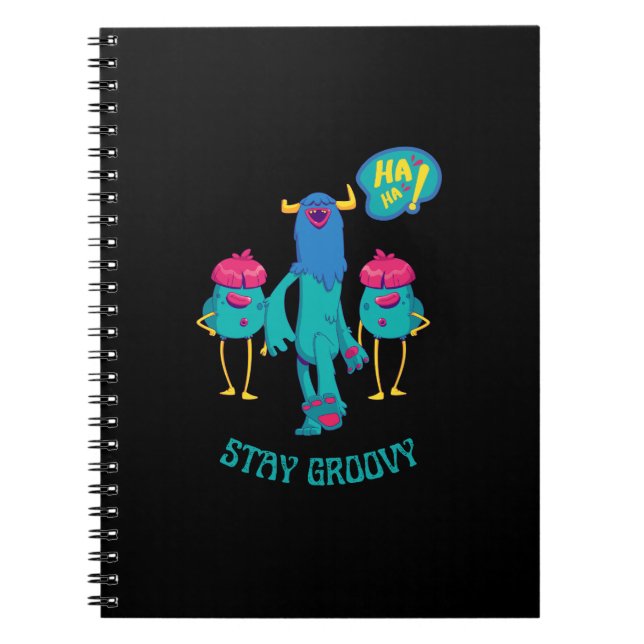 Carnet restez funky partout, enfants drôles à l'école (Devant)