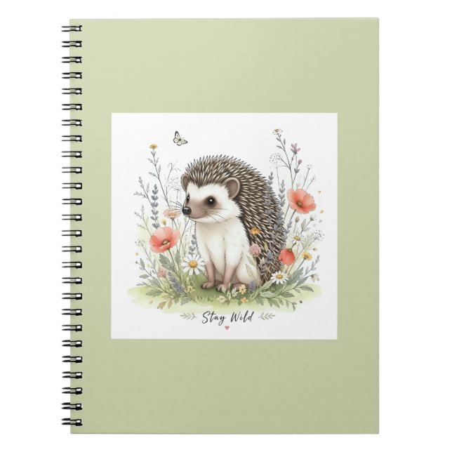 Carnet Restez Sauvage Petit Hérisson de la Forêt  (Devant)