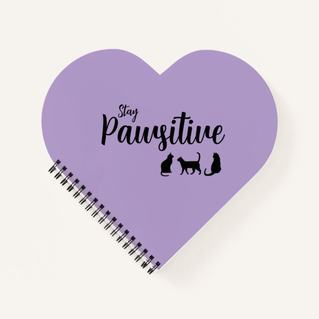 Carnet Restez un chat noir à la mode (Devant)