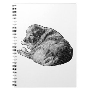 Carnet Restful Dot Dog inspire des notes de vacances atte