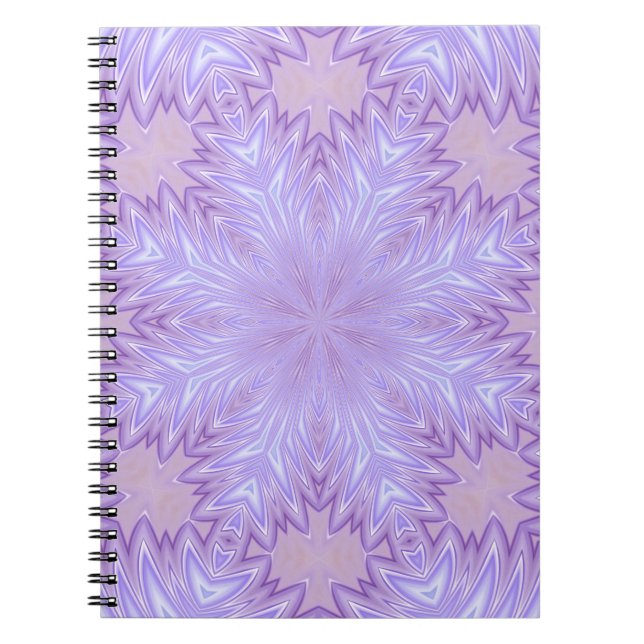 Carnet Résumé de Noël en soie de lilas (Devant)