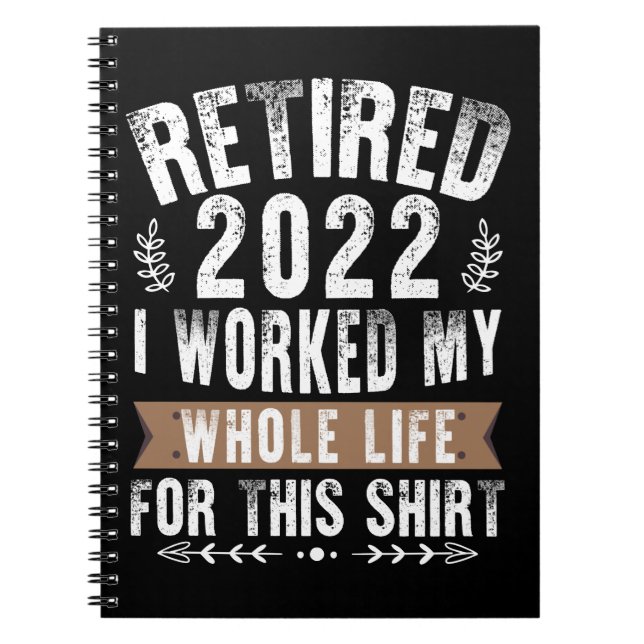 Carnet Retired 2022 (Devant)