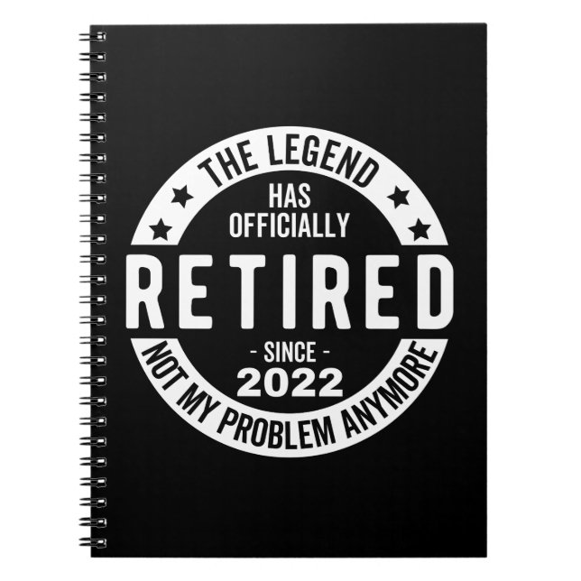 Carnet Retired 2022 (Devant)