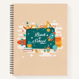 Carnet Retour à la crème des fournitures scolaires