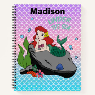 Carnet Retour à l'école avec sirènes et mer