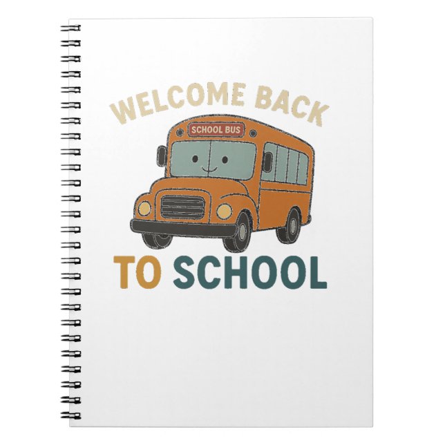 Carnet Retour à l'école | drôle et mignon (Devant)