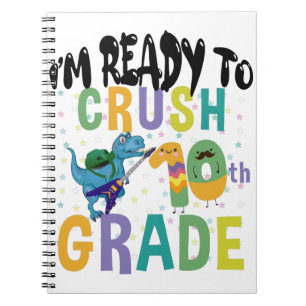 Carnet Retour à l'école Je suis prêt à écraser la 10e ann