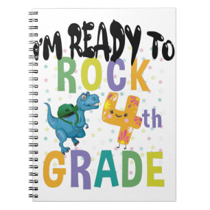 Carnet Retour à l'école Je suis prêt à rocker 4e année Di