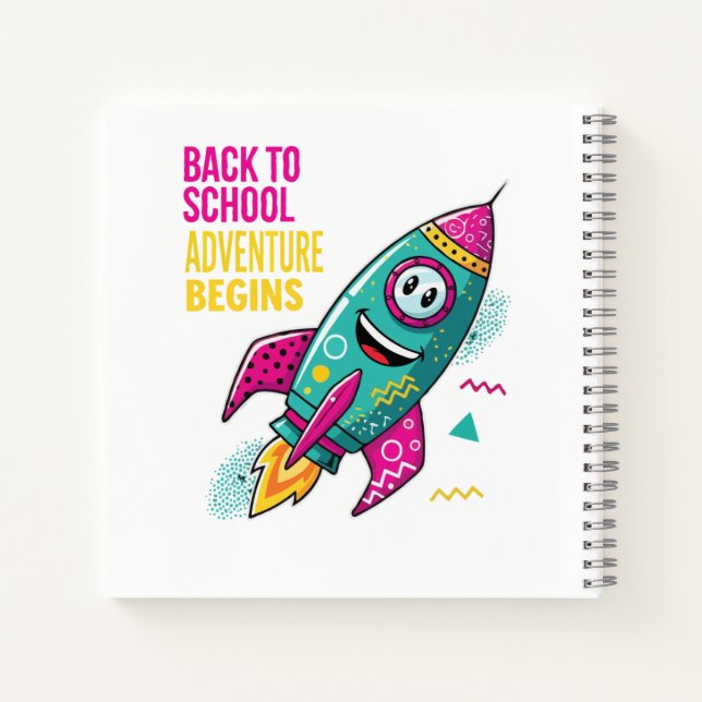 Carnet Retour à l'école - L'aventure commence  (Dos)