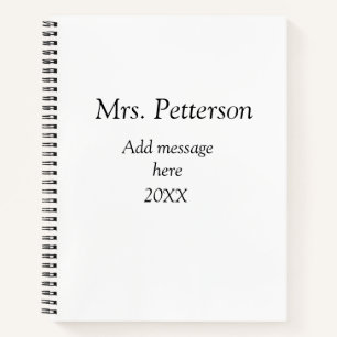 Carnet Retour à l'école professeur appréciation ajouter c