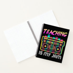 Carnet Retour à l'école Rétro Enseigner est mon truc 80s