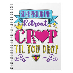Carnet Retrait de scrapbooking Retraite Crop Jusqu'à la s
